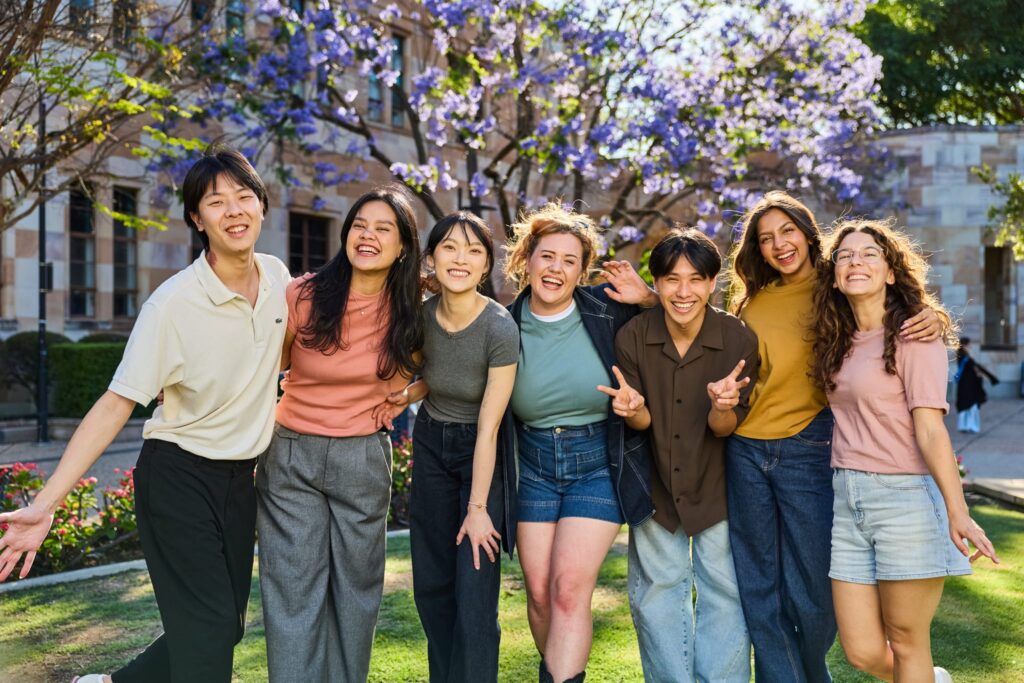 UQで学ぶ多国籍の留学生